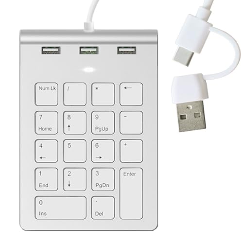 Pavé Numérique 18 Touches pour Ajouter un Clavier Cible sur Laptop - 4