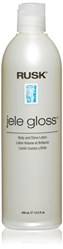 RUSK Designer Collection Jele Gloss Body and Shine Lotion, 13.5 Oz, Light-Hold Styling Lotion that Refines, Shines, and Gives Body to Hair, Adds Hold, Control, and Sheen, IRAJGSP13