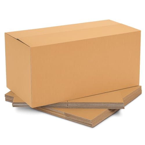 Image of ADDANBI-PRINTED-PACK OF 6 | 27 inchx14 inchx13 inch | 5ply Cardboard Boxes for Packaging | Brown Corrugated Box for | Shipping |Moving | Home Shifting | Parcel | Courier Packing box | Large Carton Box