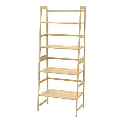 Wtz Bookshelf Book Shelf, Bookcase Storage Shelves Book Case, Ladder Shelf For Bedroom, Living Room, Office Mc-801(Natural) #TOP5