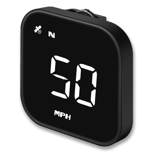 MAKINGTEC G4S Digital GPS Speedometer, New HUD Car Head Up Display with Digital Speed in MPH KPH, Universal Fatigue Driving Reminder, Overspeed Alarm Trip Meter, for All Vehicle (White)