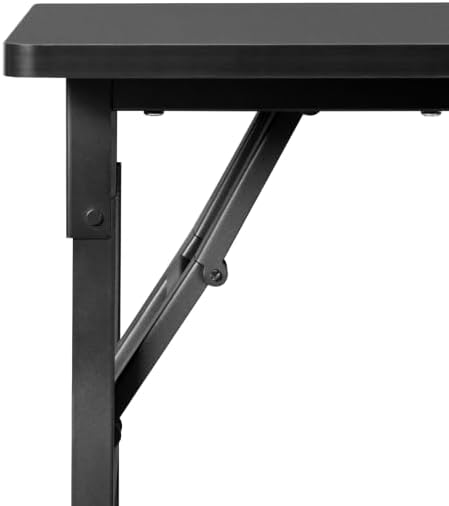 Portable Manicure Nail Table, Manicure Table Professional Nail Desk with Wrist Cushion, spa Salon、Nail Painting、Tattoo Nail Table Mobile Nail Desks w/Universal Wheels for Home Spa Beauty Salon (Black)