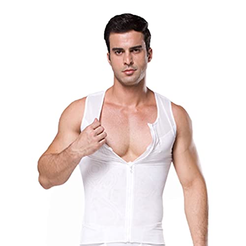 Compression Shirt for Men,Body Shaper Slimming Undershirt Tank top Compression Shapewear Vest Sleeveless Slim