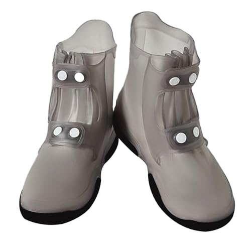 Cubrezapatos impermeables 3XL grises y protectores plegables para zapatos de exterior 7