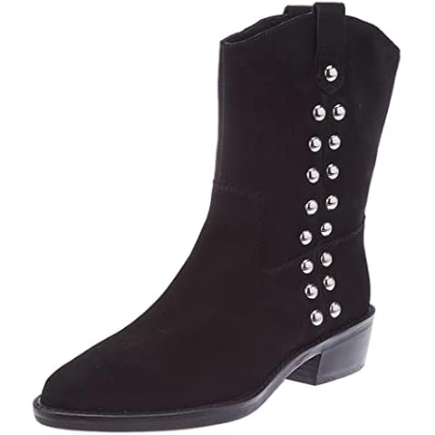 Botines Geox D Teoclea B para Mujer en Negro Cover