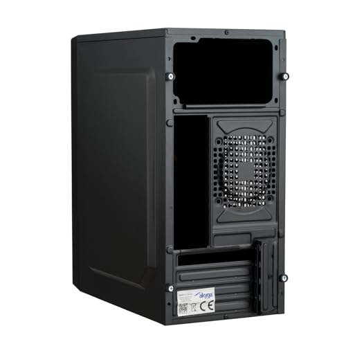 Micro ATX AKYGA AK35BK Gabinete 2x USB 2.0 Negro sin Fuente de Poder miniatura 4