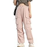 [Teddy] カーゴパンツ レディース ゆったり ワイドパンツ ルーズ 薄手 10分丈 ストリート 春秋 pants510