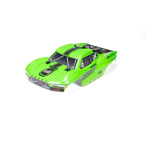 Carrosserie ARRMA Fury ARA-1584 verte pour vos sorties de modélisme en extérieur