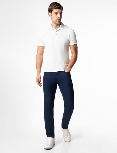 Image of INKD Men's Regular Fit Jeans - Mid-Rise | Cotton Blend | Classic Styling | Contrast Stitch | Stretchable Fabric | Classic 5 Pocket Styling (Available in Plus Sizes)