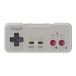 Retro-Bit Origin 8 2.4 GHz Wireless Controller – for Original NES, PC/Windows, MacOS, USB Devices, Switch Online - GB Grey