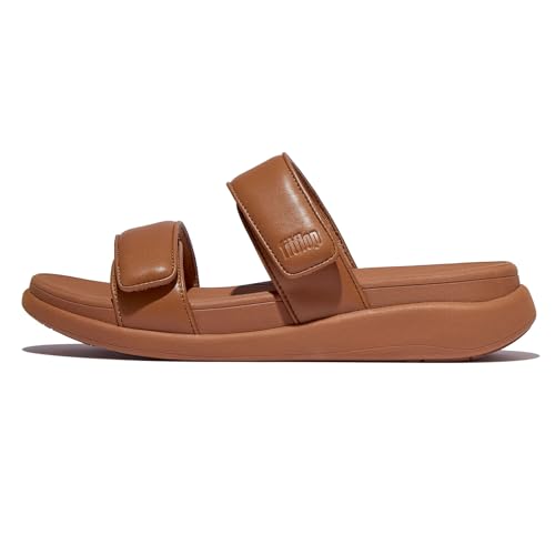 Image of FitFlop Women's, F-MODE GO Adjustable Two-Bar Slide Sandal