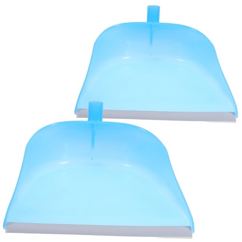 POPETPOP 2 Recogedores De Basura Para Resistentes Al Viento Para Jardín Pequeños Para Vestíbulo De Plástico Color Azul
