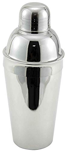 Winco BL-3P-6 Stainless Steel 3-Piece Cocktail Shaker Set cover