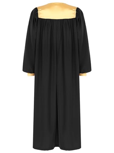 Unisex Womens Mens Choir Robes with Cuff Sleeves for Church Adults Graduation Gown Baptismal Robes4