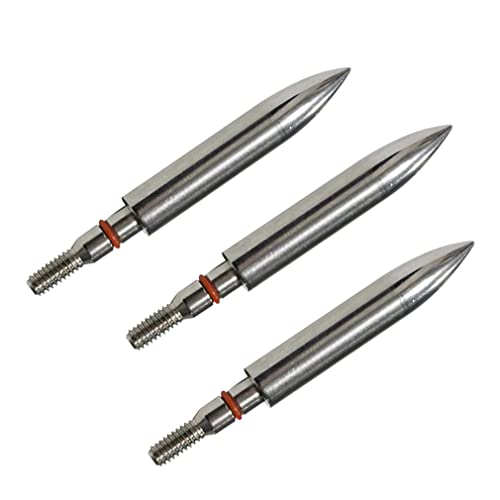 Image of 100 /125 /150 /200 /300 Grains Archery Field Points Practice Field Tips, Archery Target Practice Hunting Arrow Tip for Recurve, Compound Bow Crossbow, Stainless Steel Screw in Broadheads