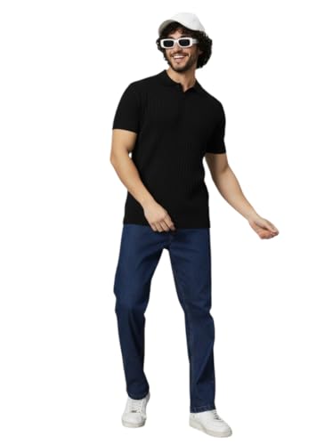 Image of Amazon Brand - INKAST Men Mid Rise Straight Fit Jeans | Denim Wear | Casual Pants | Straight Fit
