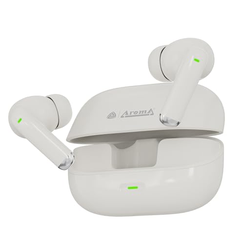 Image of AROMA TWS17 Edge - V5.4 Upto 60Hr Playtime*, ENC, Dual Paring, Fast Charging, Heavy Bass Bluetooth