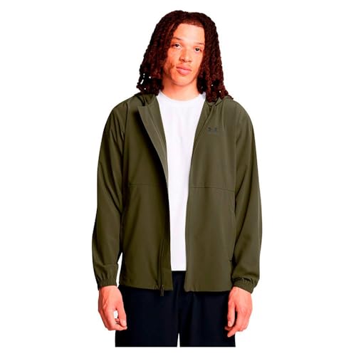 UA Vibe Woven Windbreaker Jacket Hommes pour vos runnings urbains