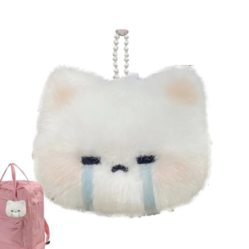 Genérico Colgante De Conejo De Peluche Para Bolso | Accesorio De Chirriante Para Llaves De Relleno Suave - Decoración De De Conejo Para Cartera | Para Mujeres Niñas Estudiantes Y Niños