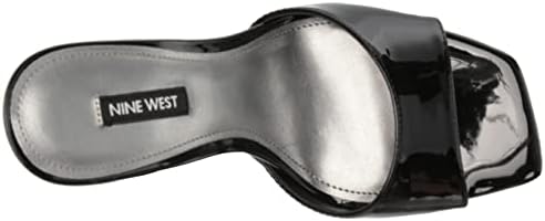 NINE WEST Women's HAVEIT3 Heeled Sandal, Black, 5 | Image 4