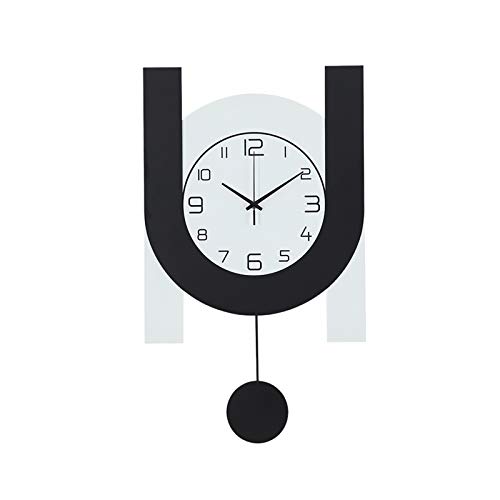 Horloge murale sans poinçon pour fixer sans trou une horloge décorative en U