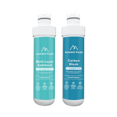 Replacement Set Compatible with All Avalon Bottleless Water Coolers 1500 Gallons - NSF Certified Dual Set