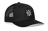 West Virginia Hat – WVA Trucker Hat Baseball Cap WV Snapback Golf Hat (Black)