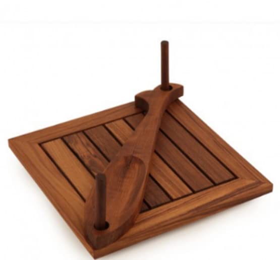 Stylla LondonWooden Napkin Holder with Toothpick Dispenser - Sheesham Wood Kitchen Tabletop Accessory