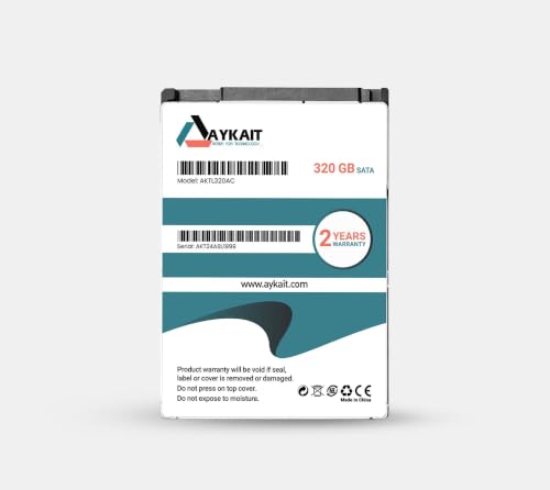 Image of AKT320AB 320GB Internal Laptop Hard Drive - 2.5 Inch Ultra Slim SATA 6Gb /s HDD, 32MB Cache, High-Speed Data Transfer, Reliable Storage for Laptop & PC, Performance with (2-Year Warranty)