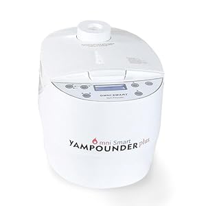 COOK AND POUND YAMPOUNDER Fufu Machine, 3L 700W Electric African Food Cooker to Make Pounded Yam, Poundoo Yam, Plantians, Cocoyams, Amala & Garri