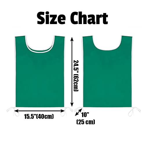 TopTie (Price/Piece) Custom Adult Sports Event Vest with Ties Polyester 2-Tone Golf Tournament Caddie Bibs4