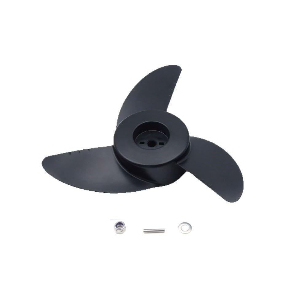 Marine Boat Propeller for Electric Trolling Motors - Plastic Replacement for SUNELEXE, Savylor, AQUA Marina, Watersnake - Fits 58/86IB, 66IB