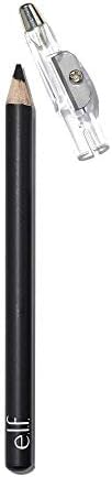 e.l.f. Satin Eyeliner Pencil with BuiltIn Sharpener, Black, 0.03 Ounce