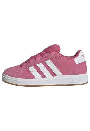 Adidas Mixte Enfant Grand Court 00s Shoes Kids, Pink Fusion/FTWR white/GUM10, 40 EU