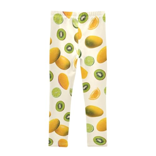 Mango Kiwi Girls Leggings Ultra Soft Compression Yoga Gym Pants for Kids 4-10T2