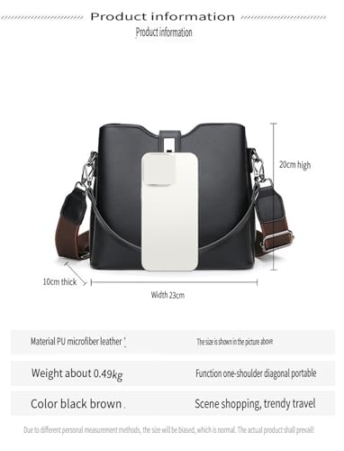 Shoulder bag, Underarm Tote Crossbody Bag（Black）2