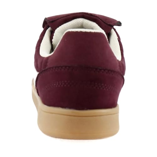 Steve Madden Women's Women's Madrid Sneaker, Burgundy, 8.54