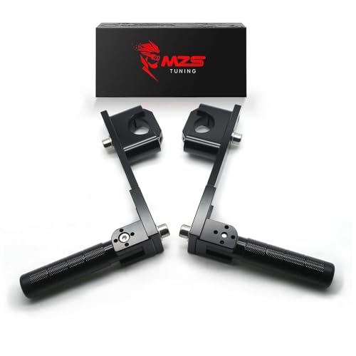 MZS Motorcycle Highway Foot Peg, 7/8"-1.25" Adjustable