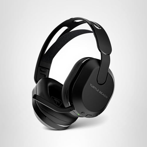 Turtle Beach Stealth 500 Wireless Amplified Gaming Headset for PS5, PS4, PC, & Mobile – 40-Hr Battery, Bluetooth, Memory Foam Cushions, Flip-to-Mute Mic, EQ Presets, Companion App – Black