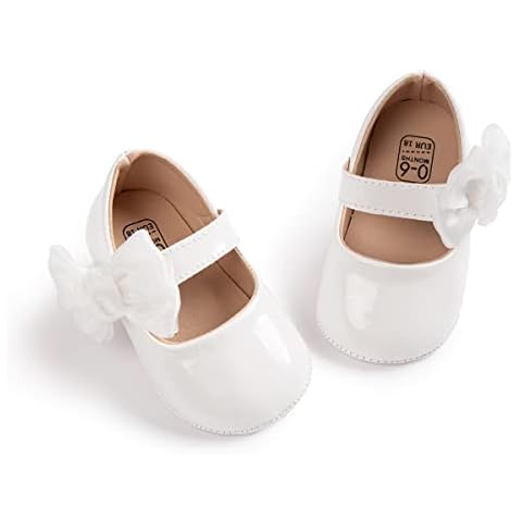 Sonsage Baby Girls Bowknot Mary Jane Shoes Cover