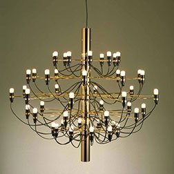 Flos 2097 Lampadario In Ottone Piccolo