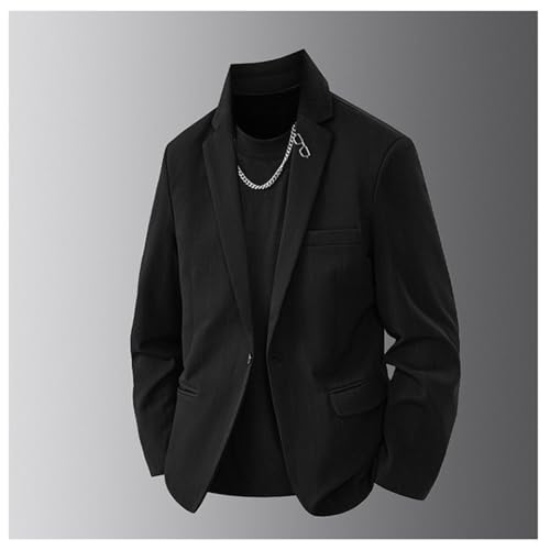 Men's One Button Stripe Suit Blazer Formal Party Notch Lapel Suit Jacket Coat4