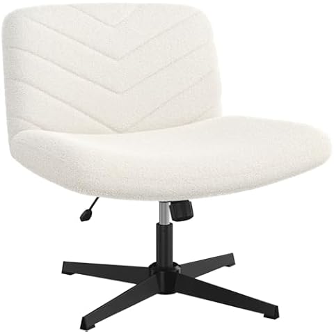 Yaheetech Chaise de Bureau Ivoire Cover