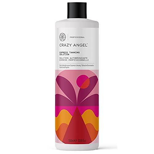 Solution autobronzante Express Crazy Angel lotion de bronzage rapide 1000ml