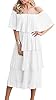 ETCYY Women's Off The Shoulder Ruffles Summer Wedd... #2