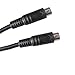 ZYAMY S-Video Cable 6 Feet Mini DIN 4 Pin S-Video Cable Male to Male Gold Plated 4 Pin S-Video Connector Support Video Transfer for TV, S-VHS, VCRs, DVD, Camcorders, Video Cards, 28AWG