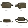 Jessie & James Crossbody Nylon Concealed Carry Waist Pack with Adjustable Buckle Strap Fashion Multi Pocket Belt Bag for| Olive