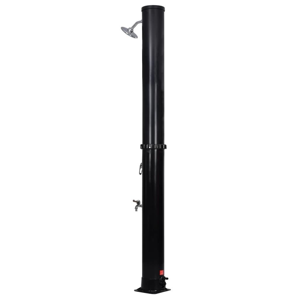 Casa & Giardino,Mobili-Doccia Solare Esterna con Soffione Doccia e Rubinetto 40 L