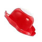 BESTYASH Sicherheitsgitterschneider Handheld Praktischer Handschutz für Küchenbedarf Lebensmittelsicherheitsinhaber zum Schneiden von Zwiebeln Kartoffeln und Gemüse Rote