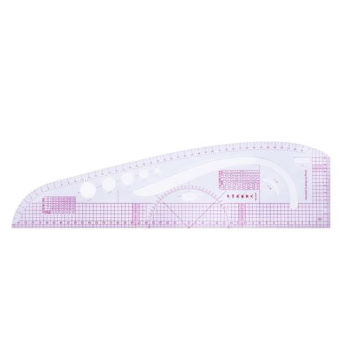 Alipis Juego de 7 Reglas de Costura a Medida para Patronaje Herramientas de Dibujo para Ropa Curvas para Puños y Cuellos Precisión Alta y Flexibilidad Adecuado para Confección y